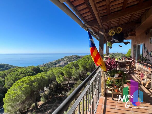 9 terrasse vue mer font de sant llorenc